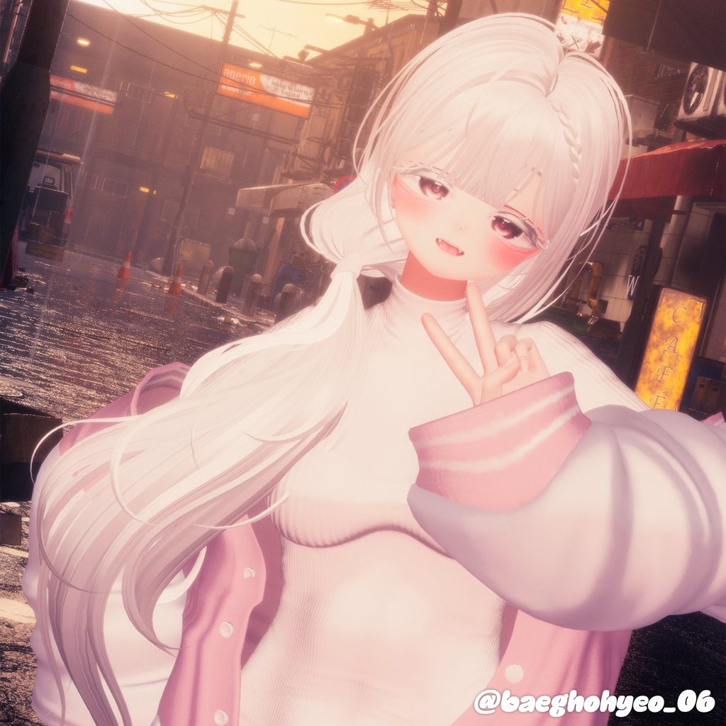 【9アバター対応】 Pure Girl Lowtail Hair