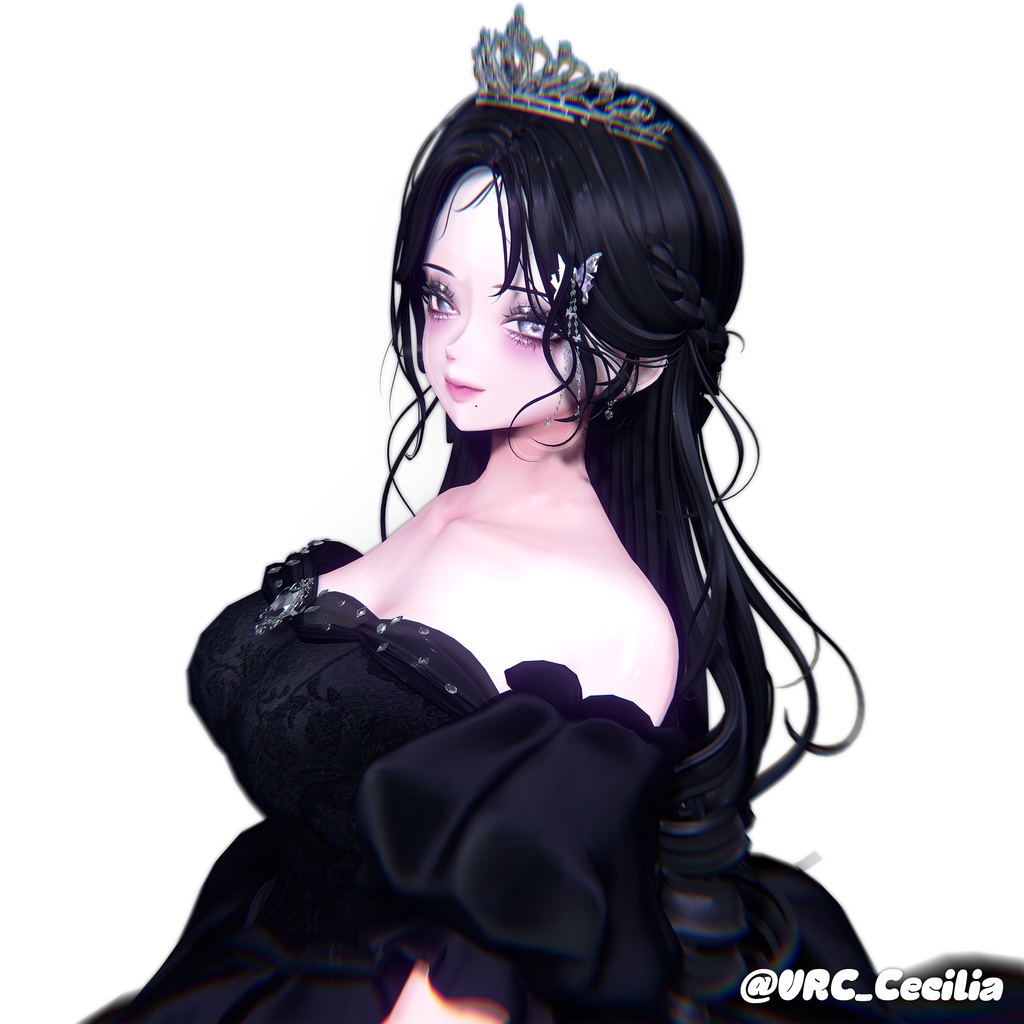 【9アバター対応】 Lolita Girl Hair