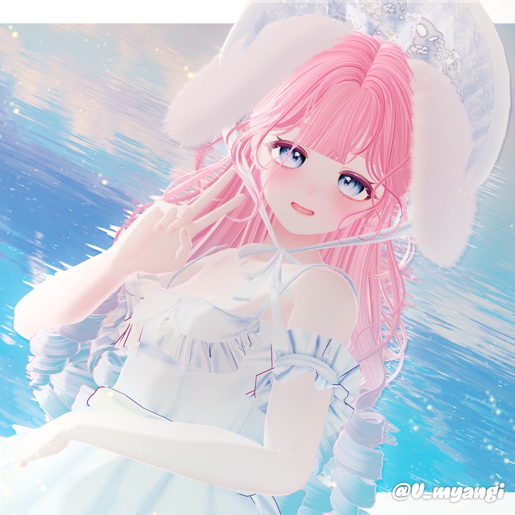 【9アバター対応】 Lolita Girl Hair