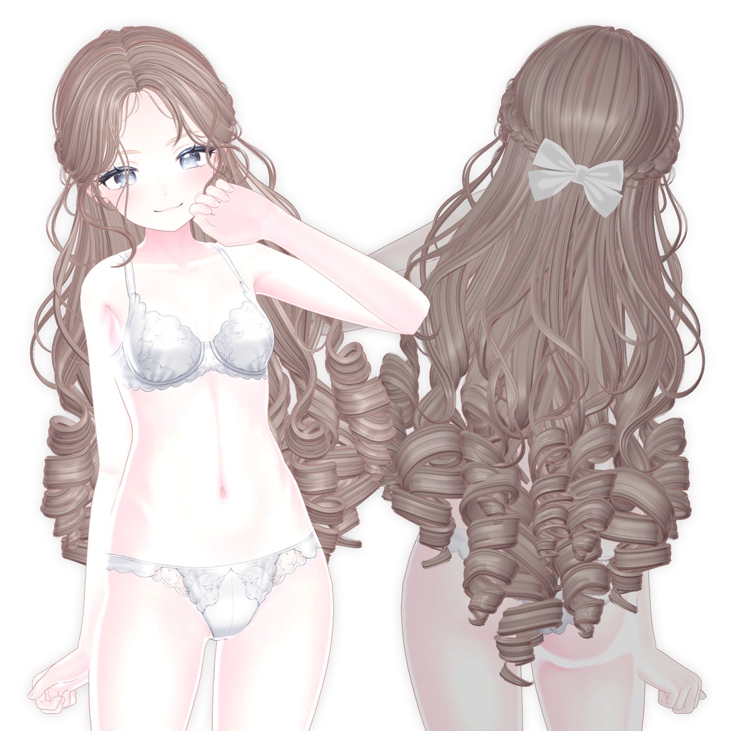 【9アバター対応】 Lolita Girl Hair