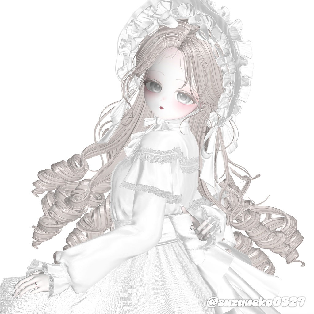 【9アバター対応】 Lolita Girl Hair