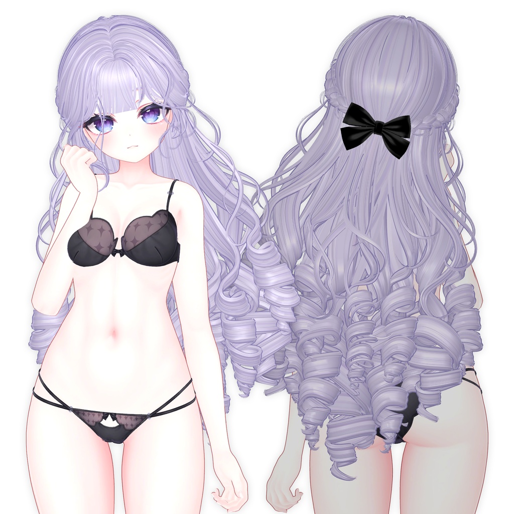 【9アバター対応】 Lolita Girl Hair