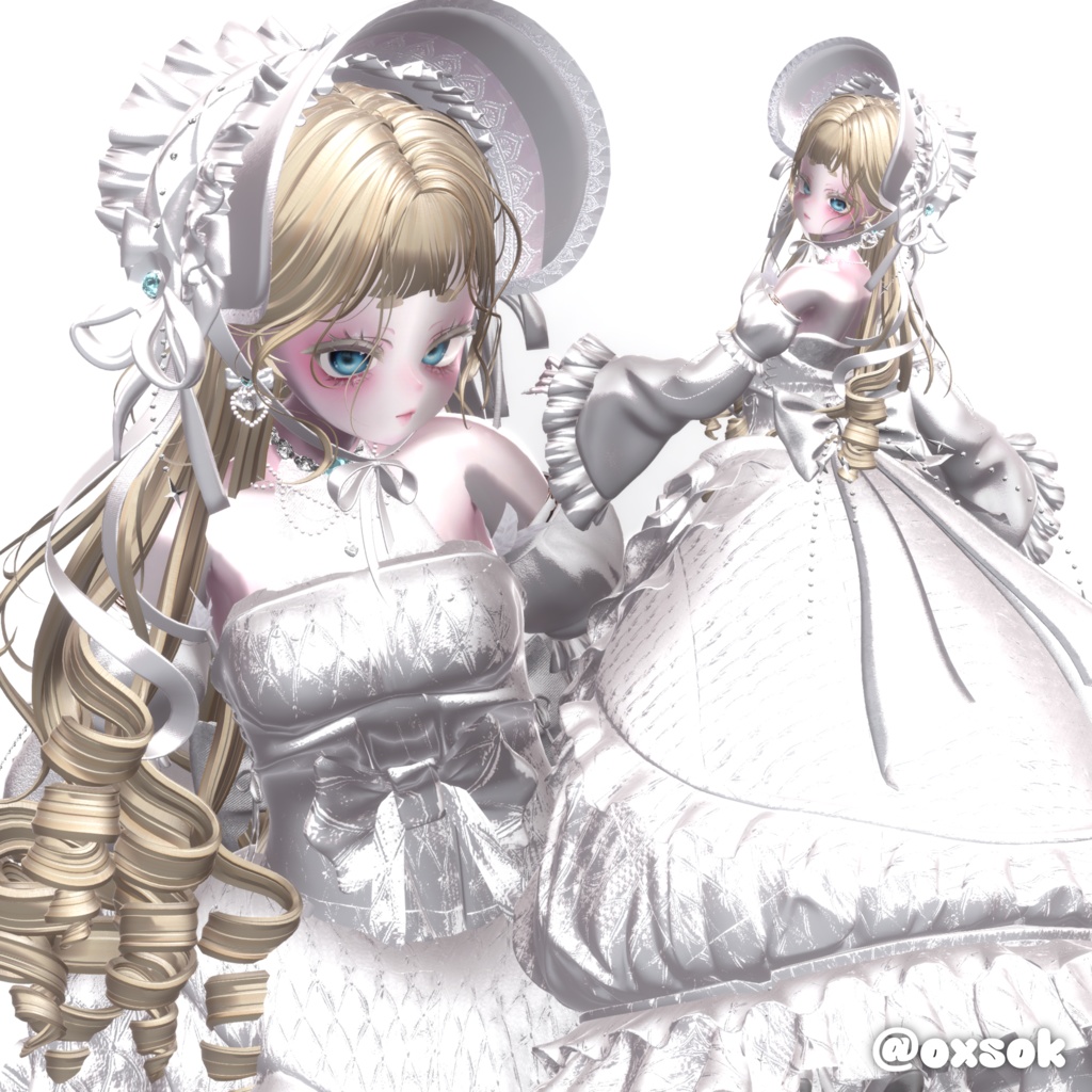 【9アバター対応】 Lolita Girl Hair