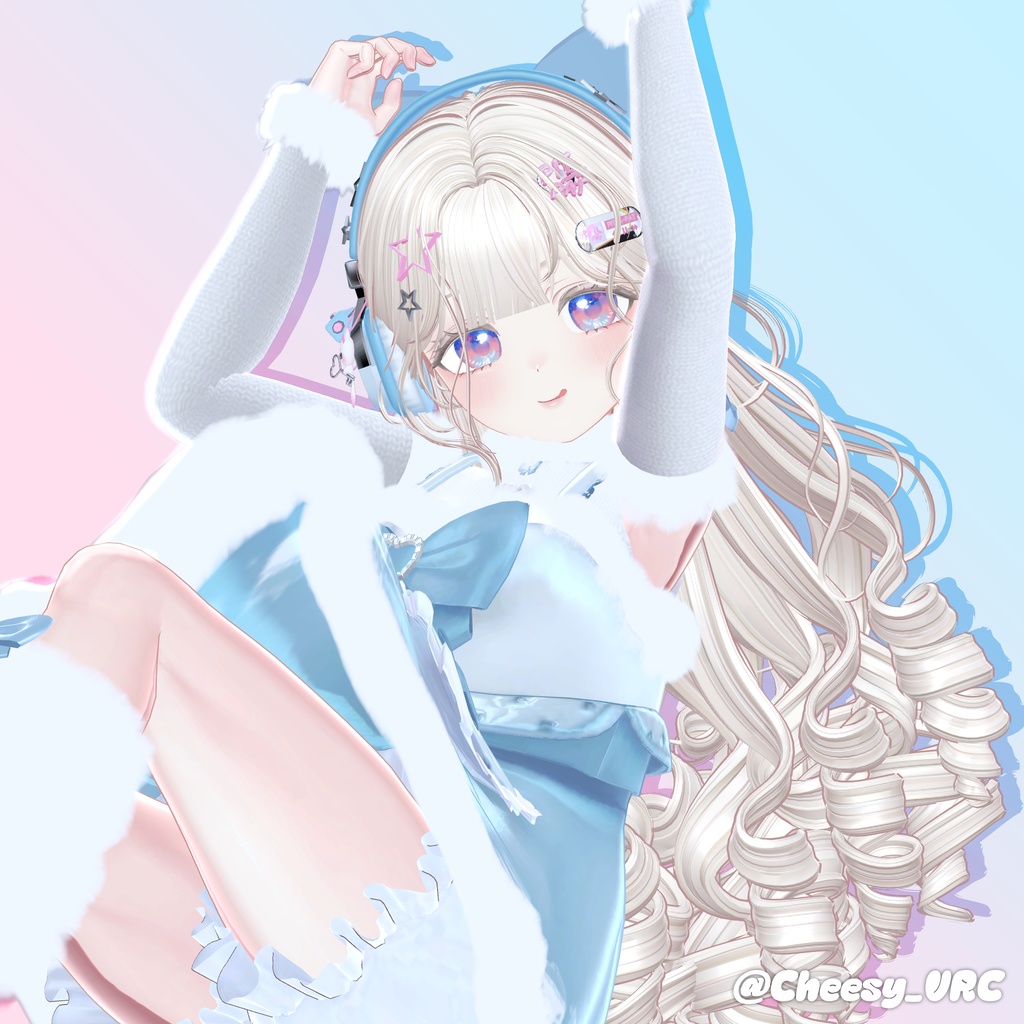 【9アバター対応】 Lolita Girl Hair