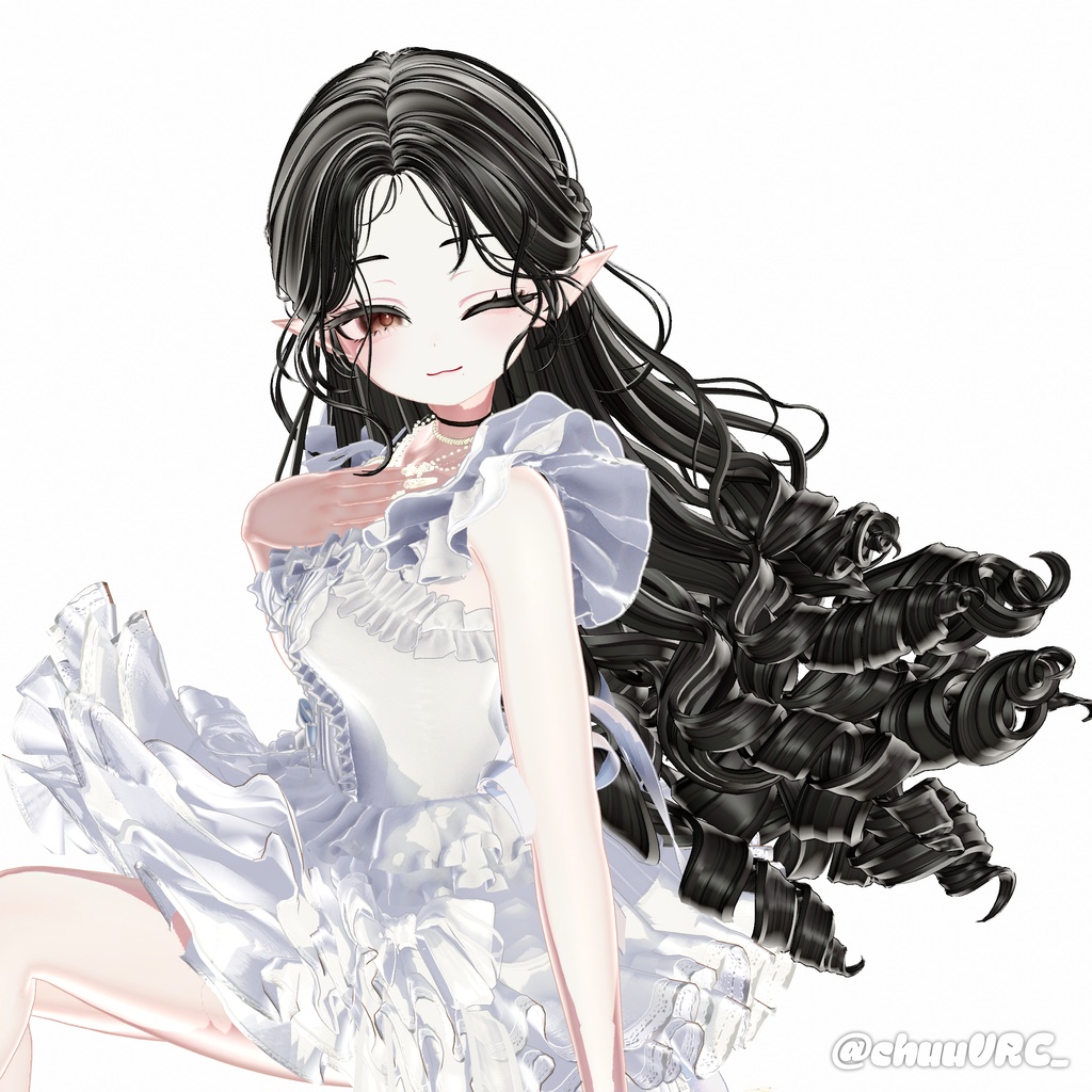 【9アバター対応】 Lolita Girl Hair