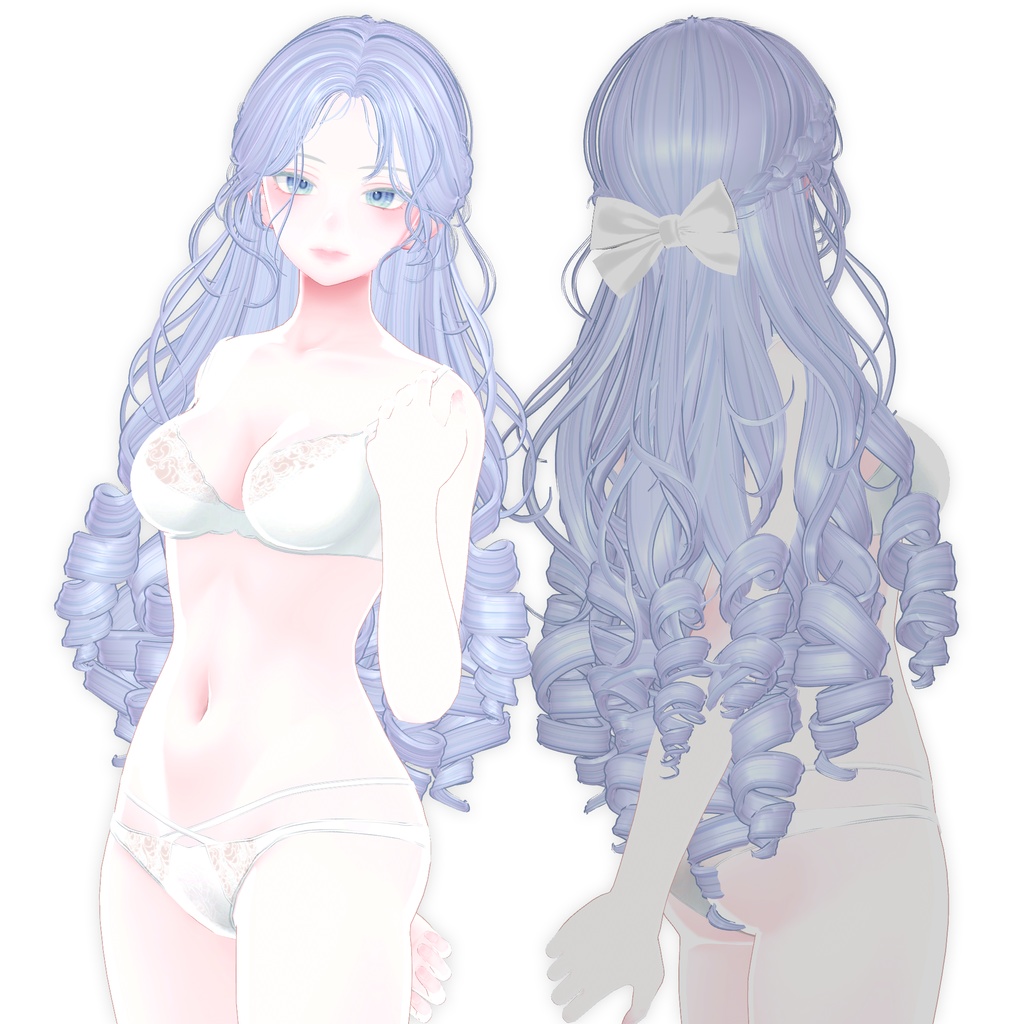 【9アバター対応】 Lolita Girl Hair