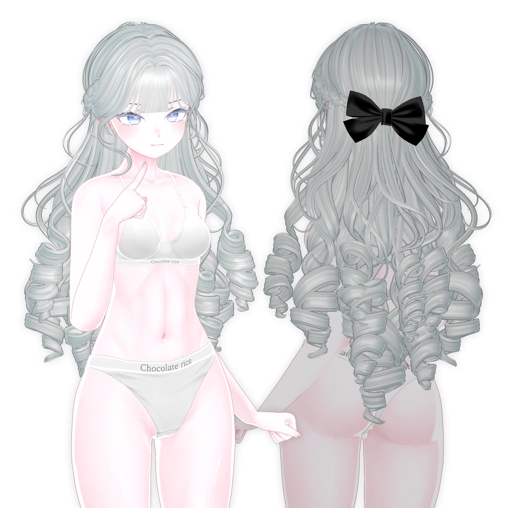 【9アバター対応】 Lolita Girl Hair