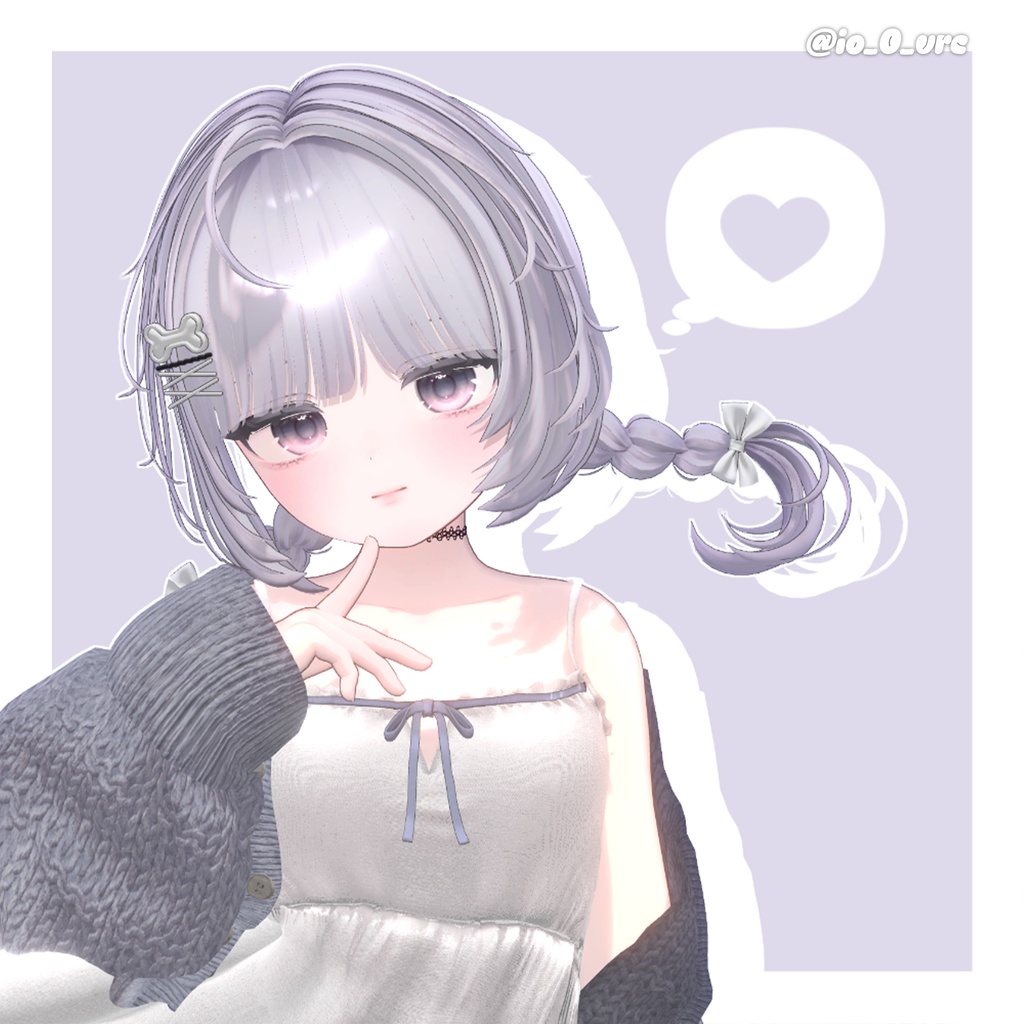 【 11アバター対応】 Chibi Girl Cutie Braid [REMAKE] 缩略图 22