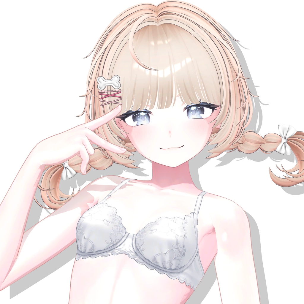 【 11アバター対応】 Chibi Girl Cutie Braid [REMAKE] 缩略图 7