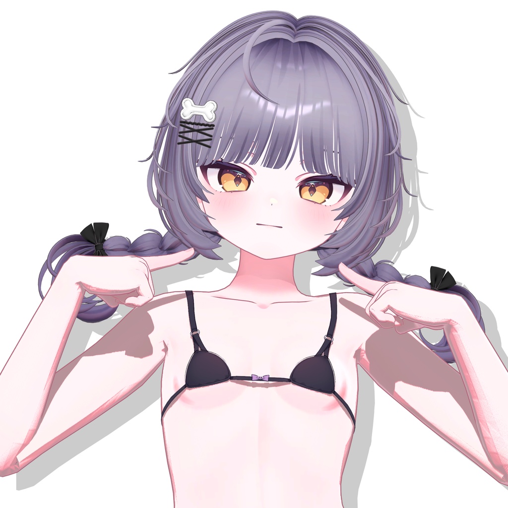 【 11アバター対応】 Chibi Girl Cutie Braid [REMAKE] 缩略图 6