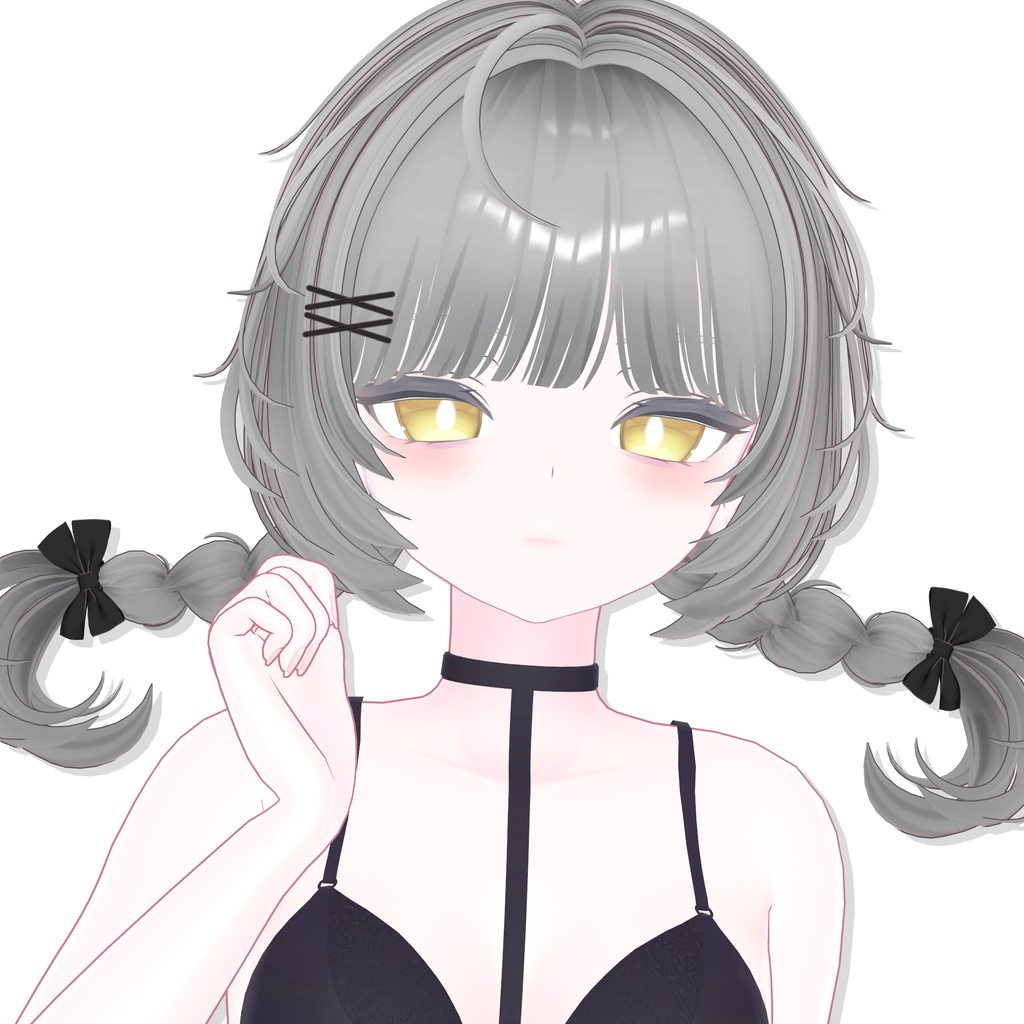 【 11アバター対応】 Chibi Girl Cutie Braid [REMAKE] 缩略图 12