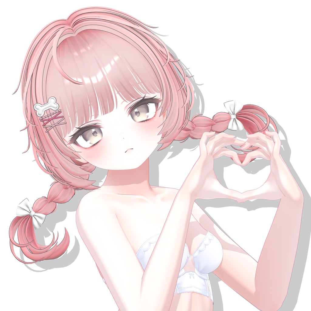 【 11アバター対応】 Chibi Girl Cutie Braid [REMAKE] 缩略图 8