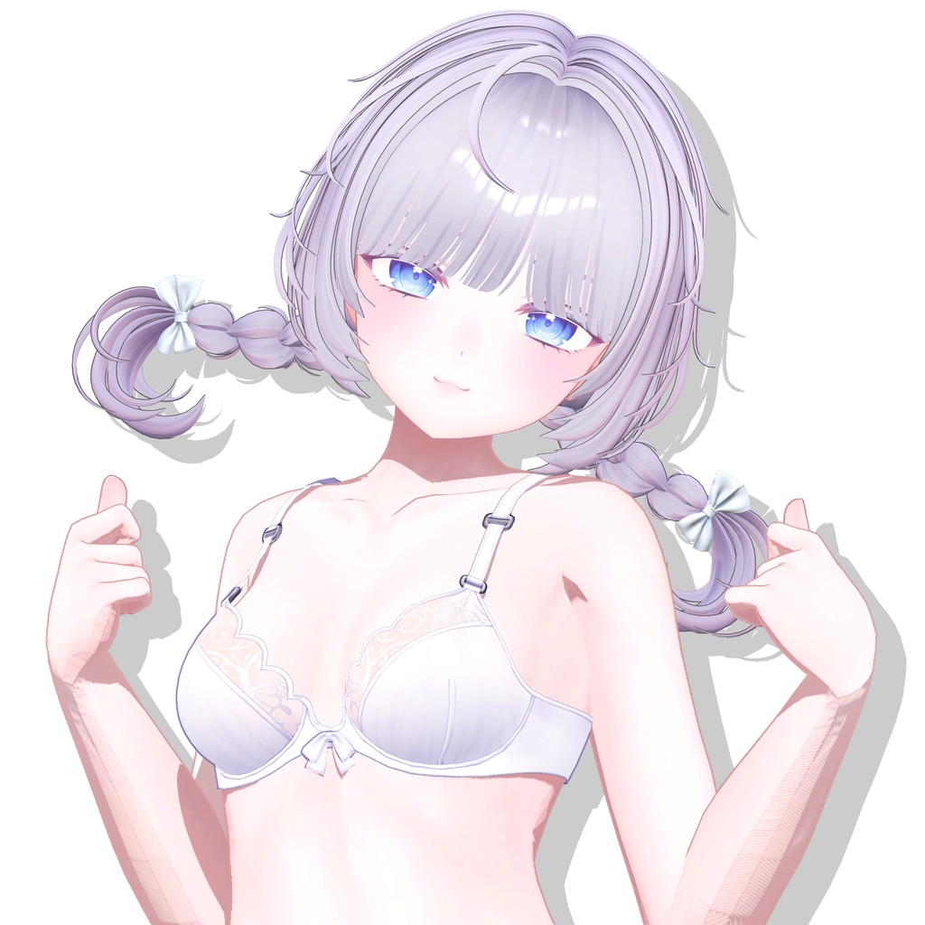 【 11アバター対応】 Chibi Girl Cutie Braid [REMAKE] 缩略图 3