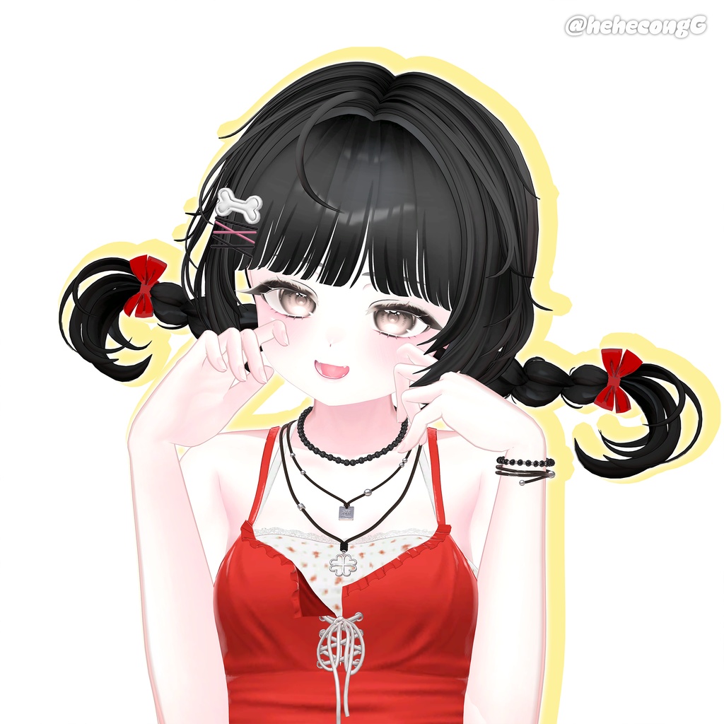 【 11アバター対応】 Chibi Girl Cutie Braid [REMAKE] 缩略图 18