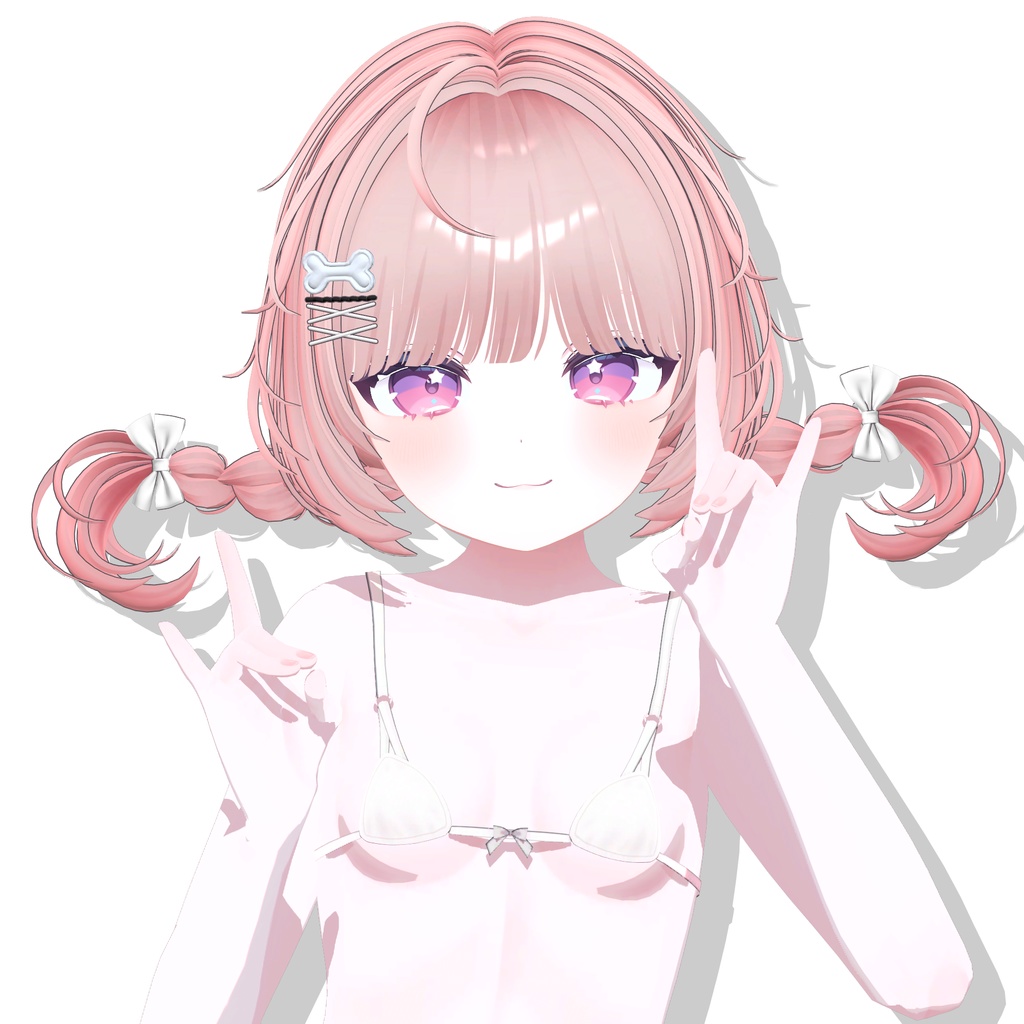 【 11アバター対応】 Chibi Girl Cutie Braid [REMAKE] 缩略图 5