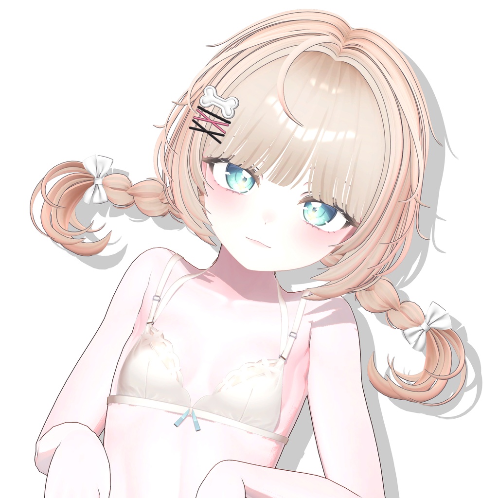 【 11アバター対応】 Chibi Girl Cutie Braid [REMAKE] 缩略图 2