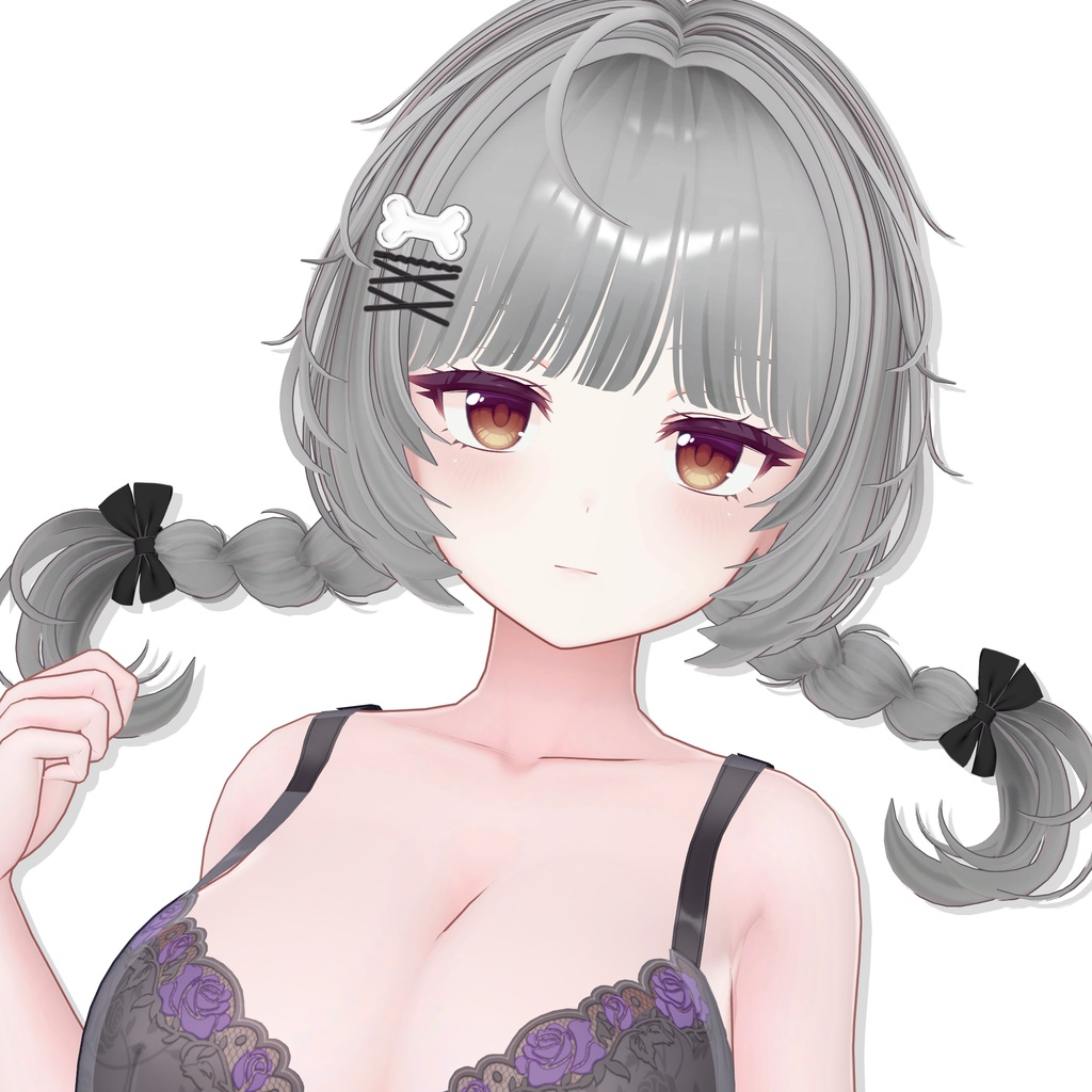 【 11アバター対応】 Chibi Girl Cutie Braid [REMAKE] 缩略图 10