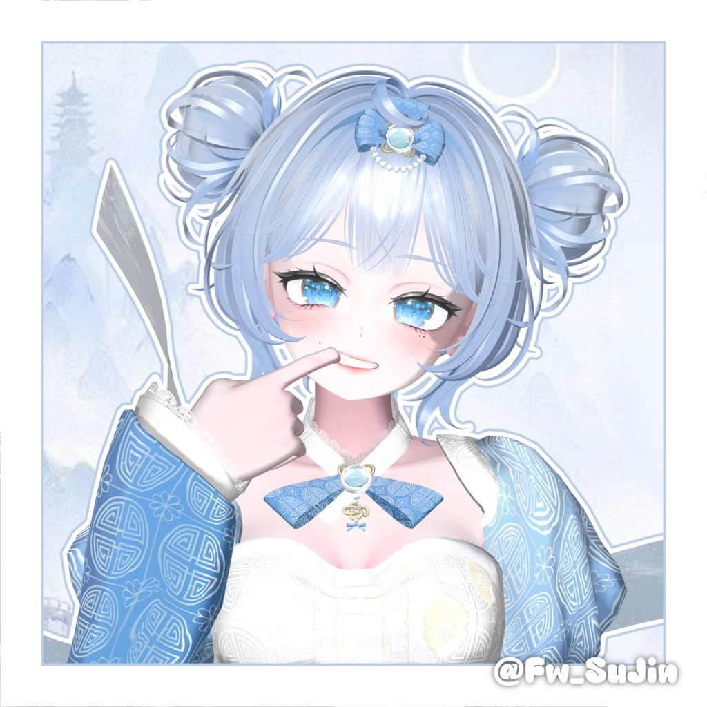 【10アバター対応】 Massy TwinBun [ReTexture] 缩略图 22