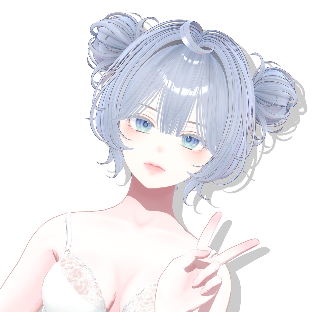 【10アバター対応】 Massy TwinBun [ReTexture] 缩略图 5