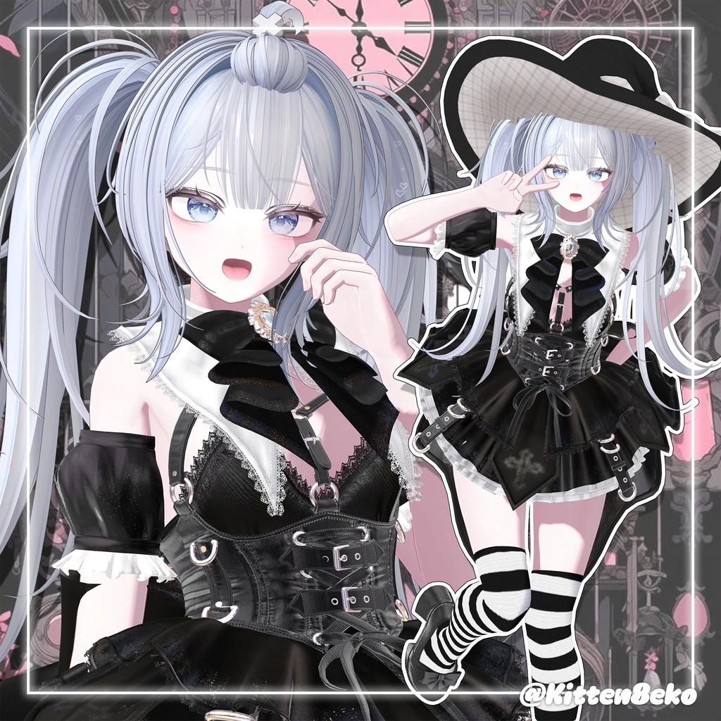 【10アバター対応】 Lazy Girl Hair🎮