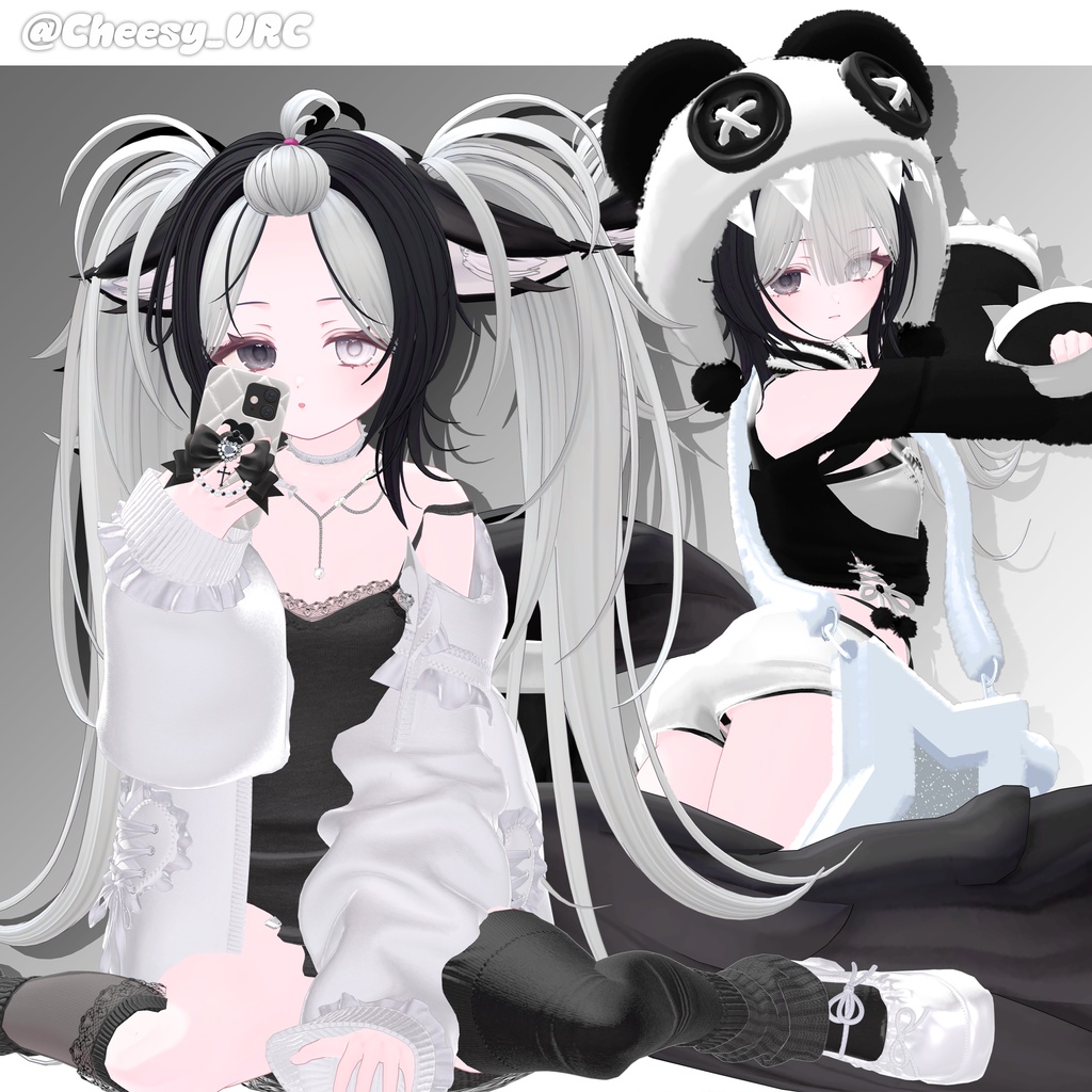 【10アバター対応】 Lazy Girl Hair🎮