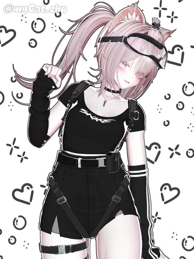 【10アバター対応】 Lazy Girl Hair🎮