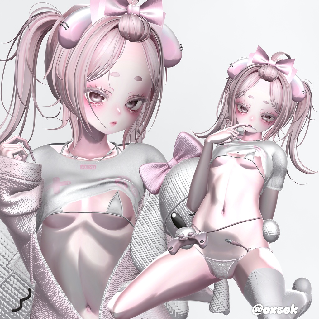 【10アバター対応】 Lazy Girl Hair🎮