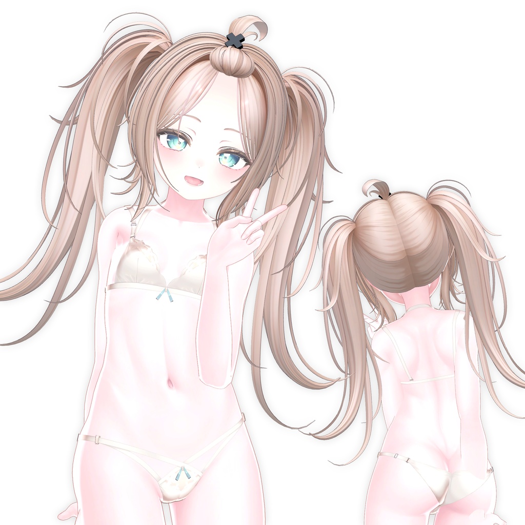 【10アバター対応】 Lazy Girl Hair🎮