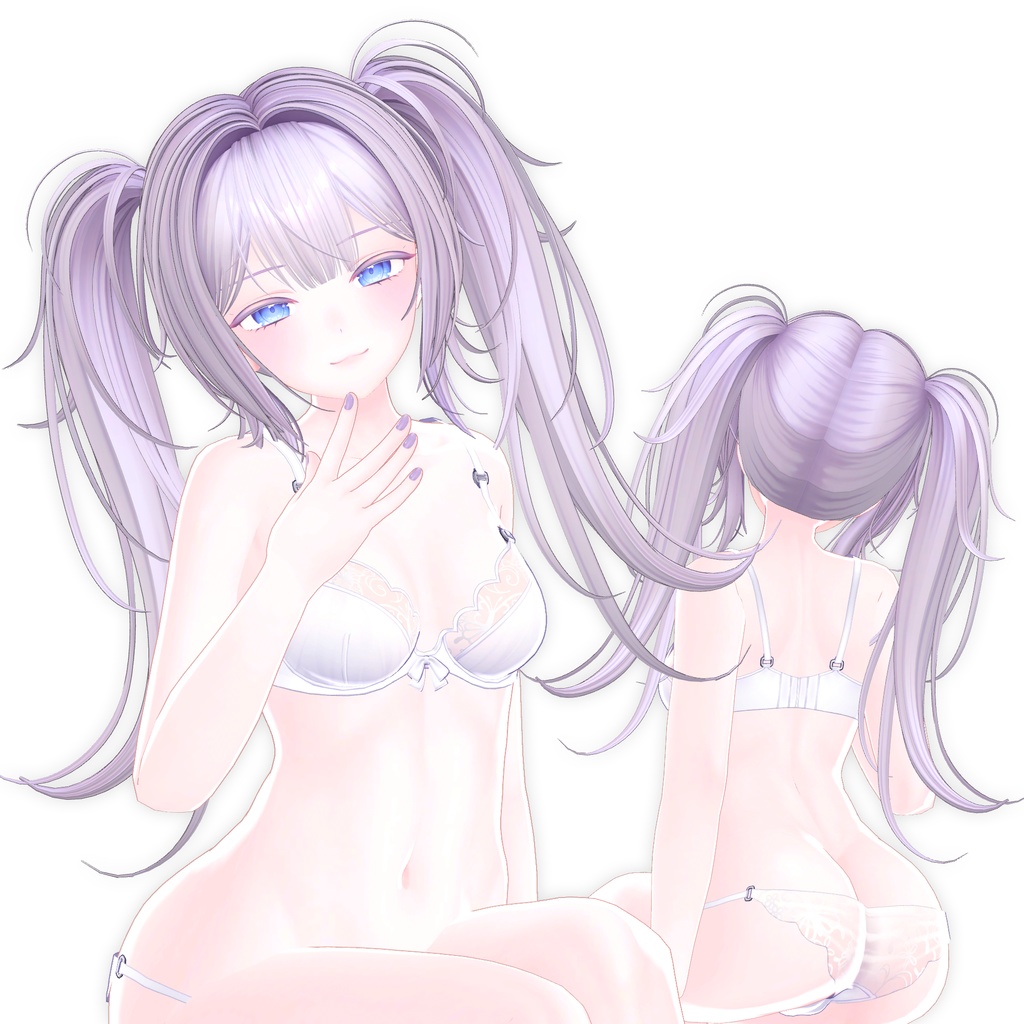 【10アバター対応】 Lazy Girl Hair🎮