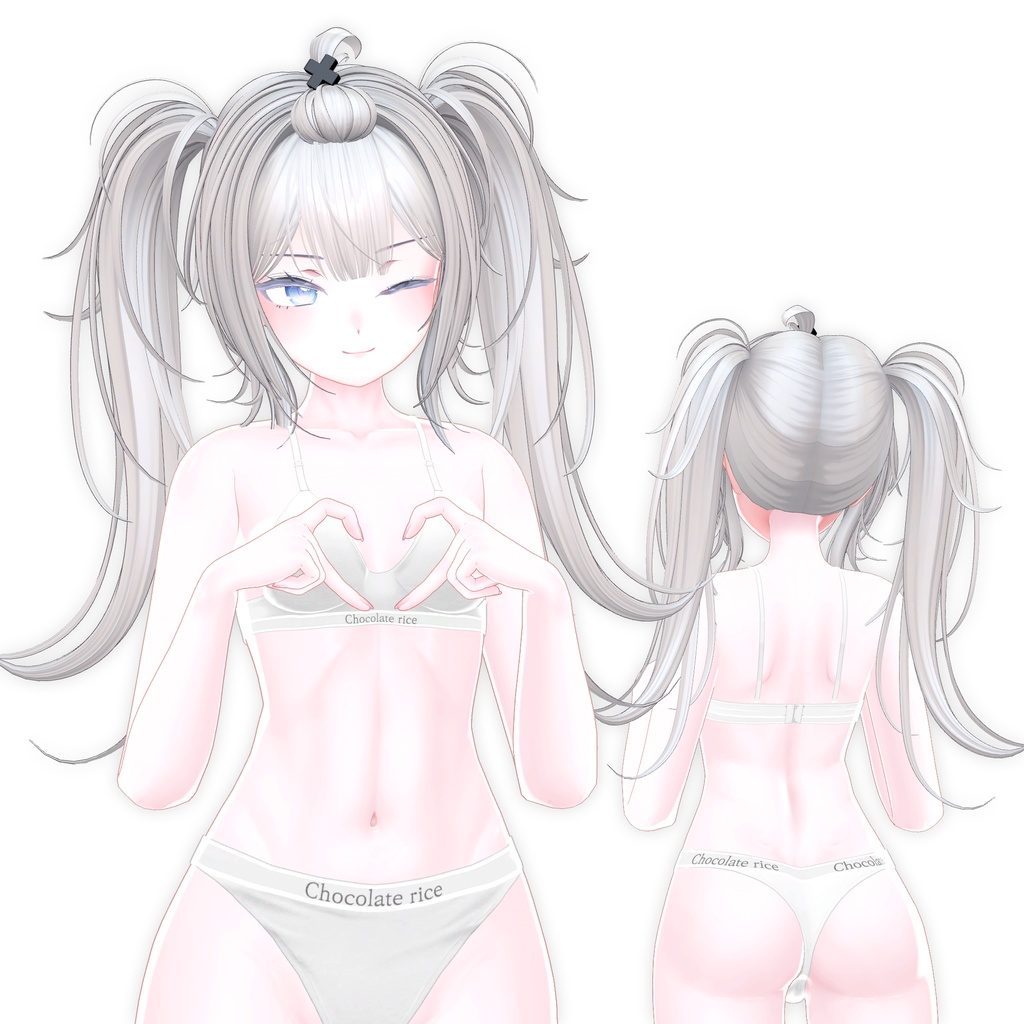 【10アバター対応】 Lazy Girl Hair🎮