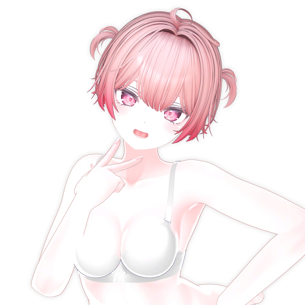 【10アバター対応】 3Style Bob Hair