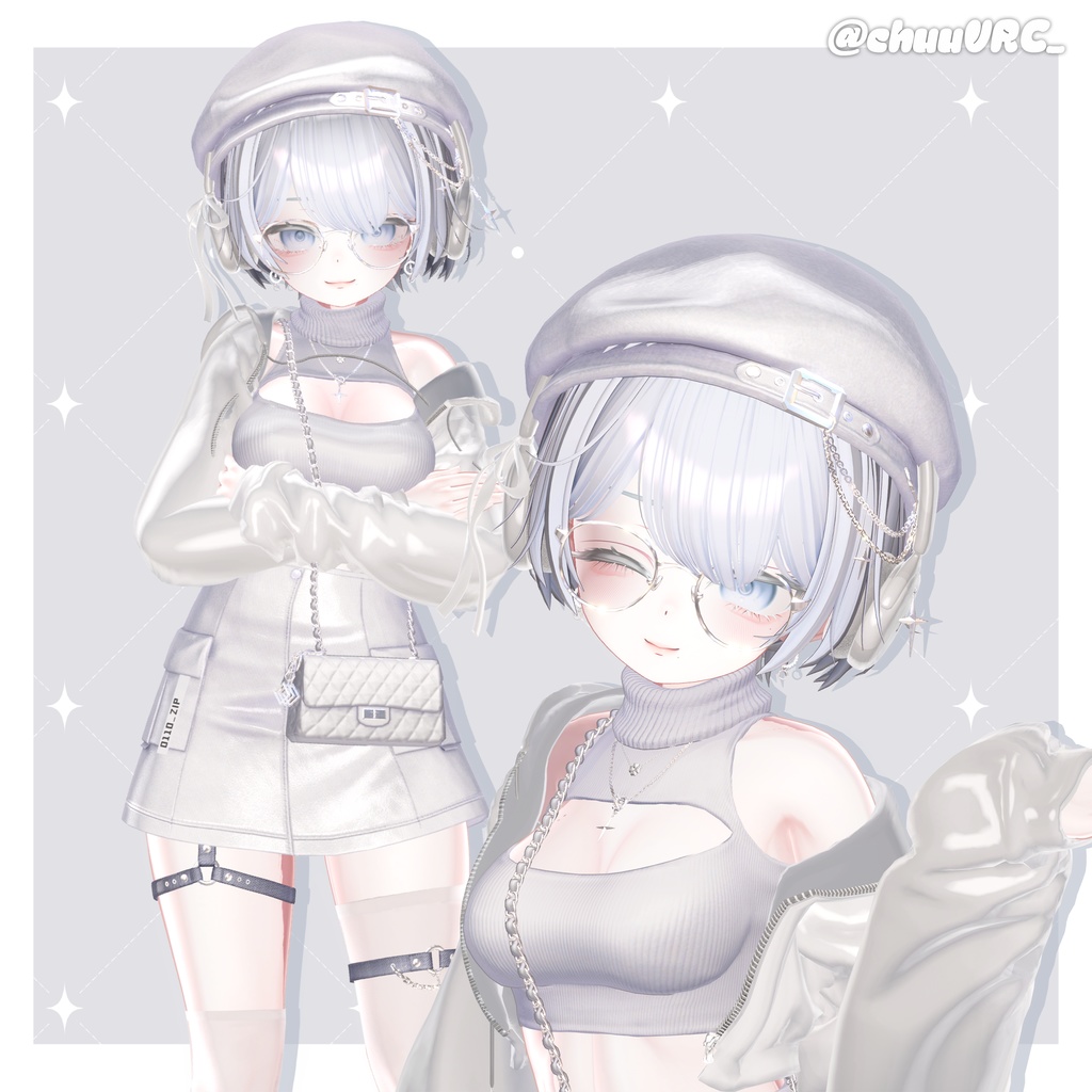 【10アバター対応】 3Style Bob Hair