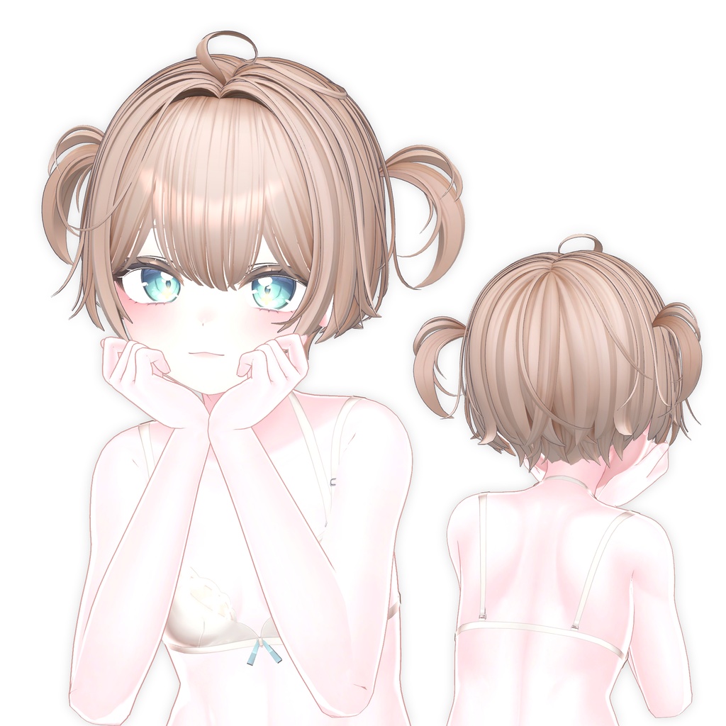 【10アバター対応】 3Style Bob Hair