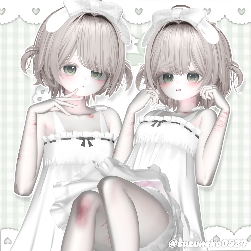 【10アバター対応】 3Style Bob Hair