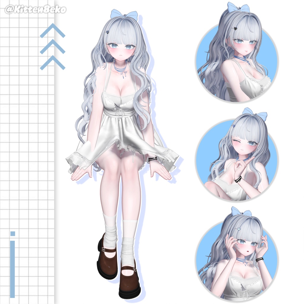 【9アバター対応】 Lovely Wavy Hair💗