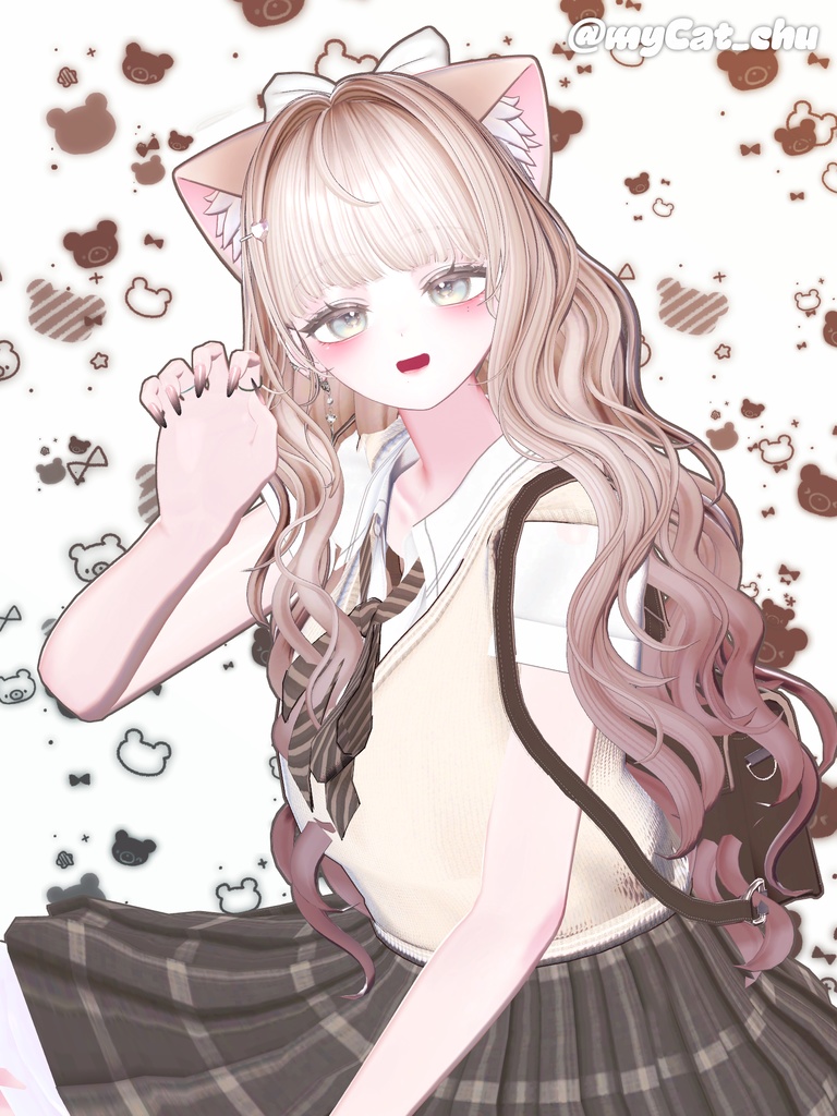 【9アバター対応】 Lovely Wavy Hair💗