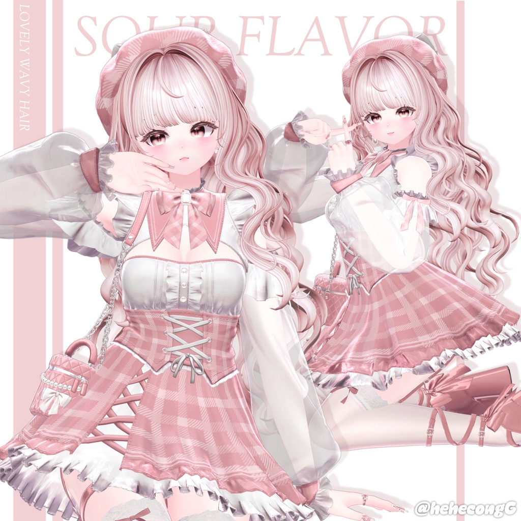 【9アバター対応】 Lovely Wavy Hair💗