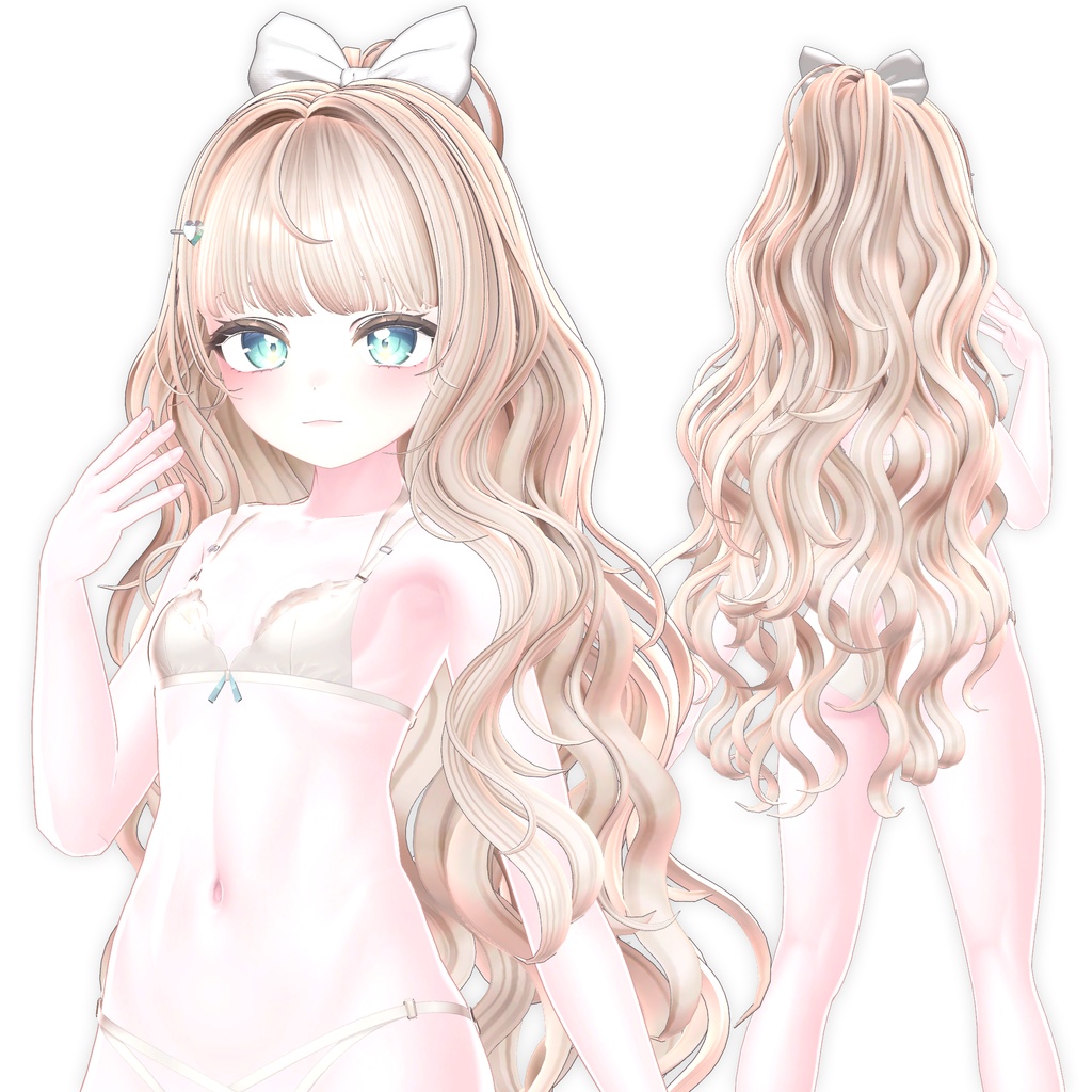 【9アバター対応】 Lovely Wavy Hair💗