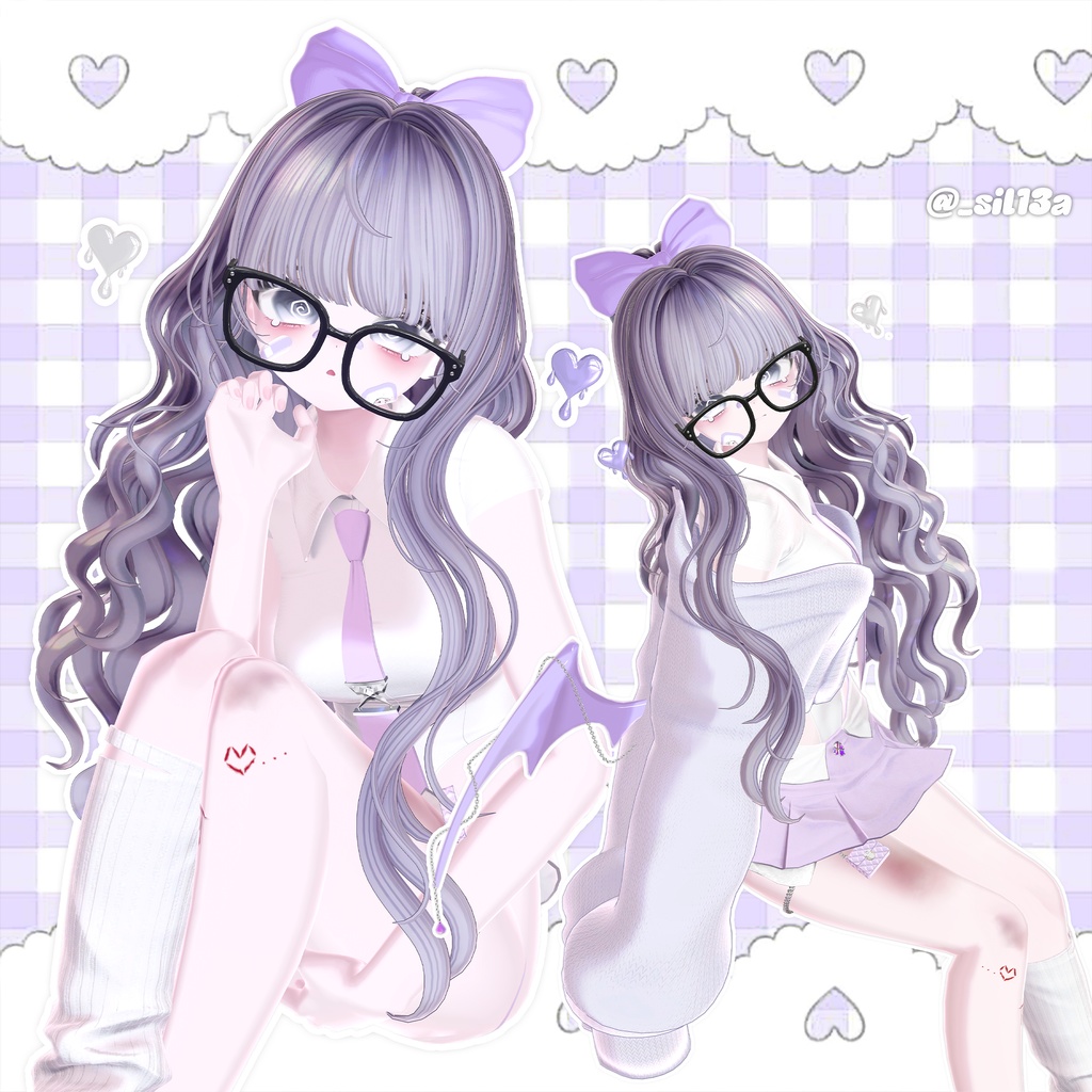 【9アバター対応】 Lovely Wavy Hair💗