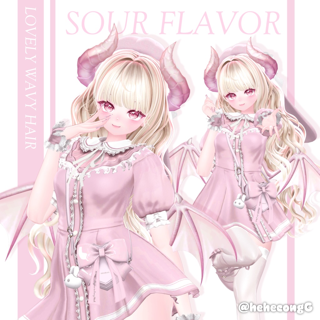 【9アバター対応】 Lovely Wavy Hair💗