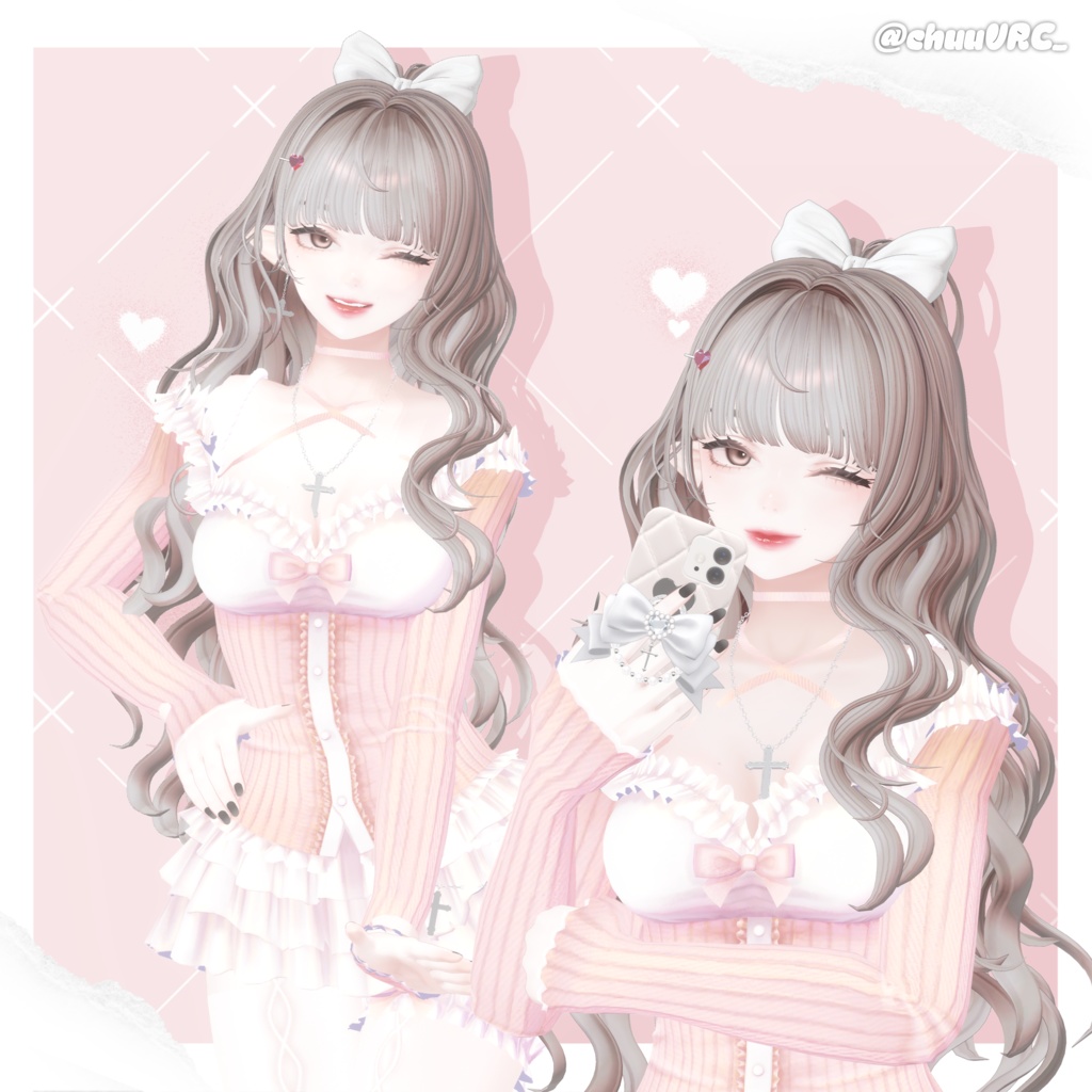 【9アバター対応】 Lovely Wavy Hair💗