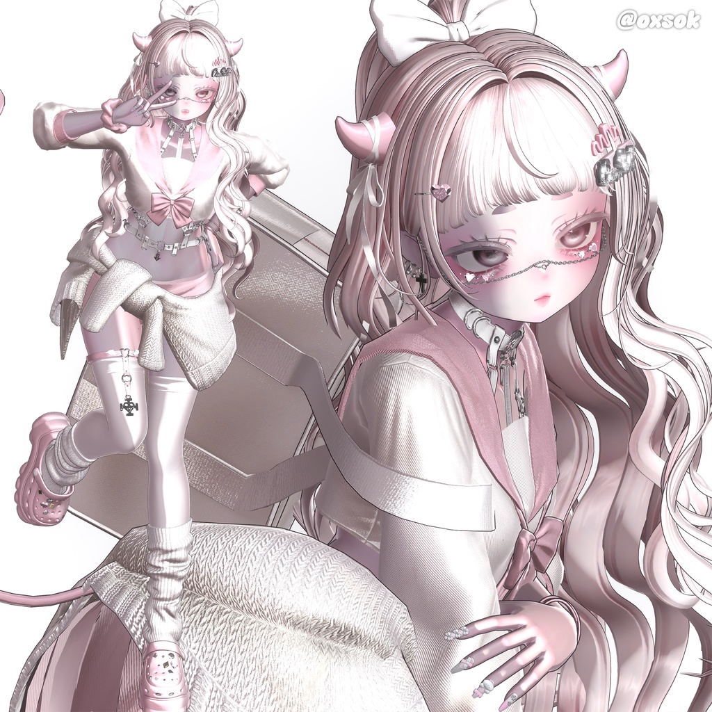 【9アバター対応】 Lovely Wavy Hair💗