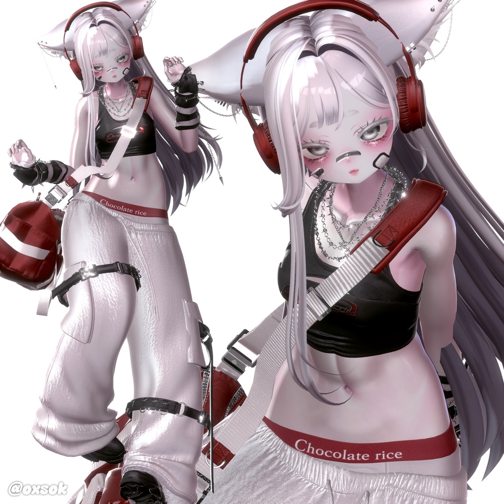 【9アバター対応】 Otome Hair