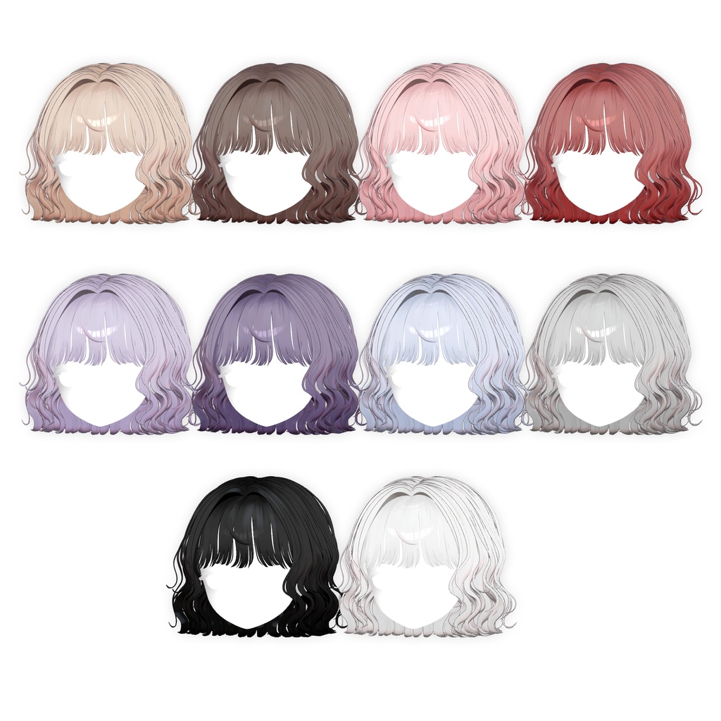 【9アバター対応】 Pudoru Bob