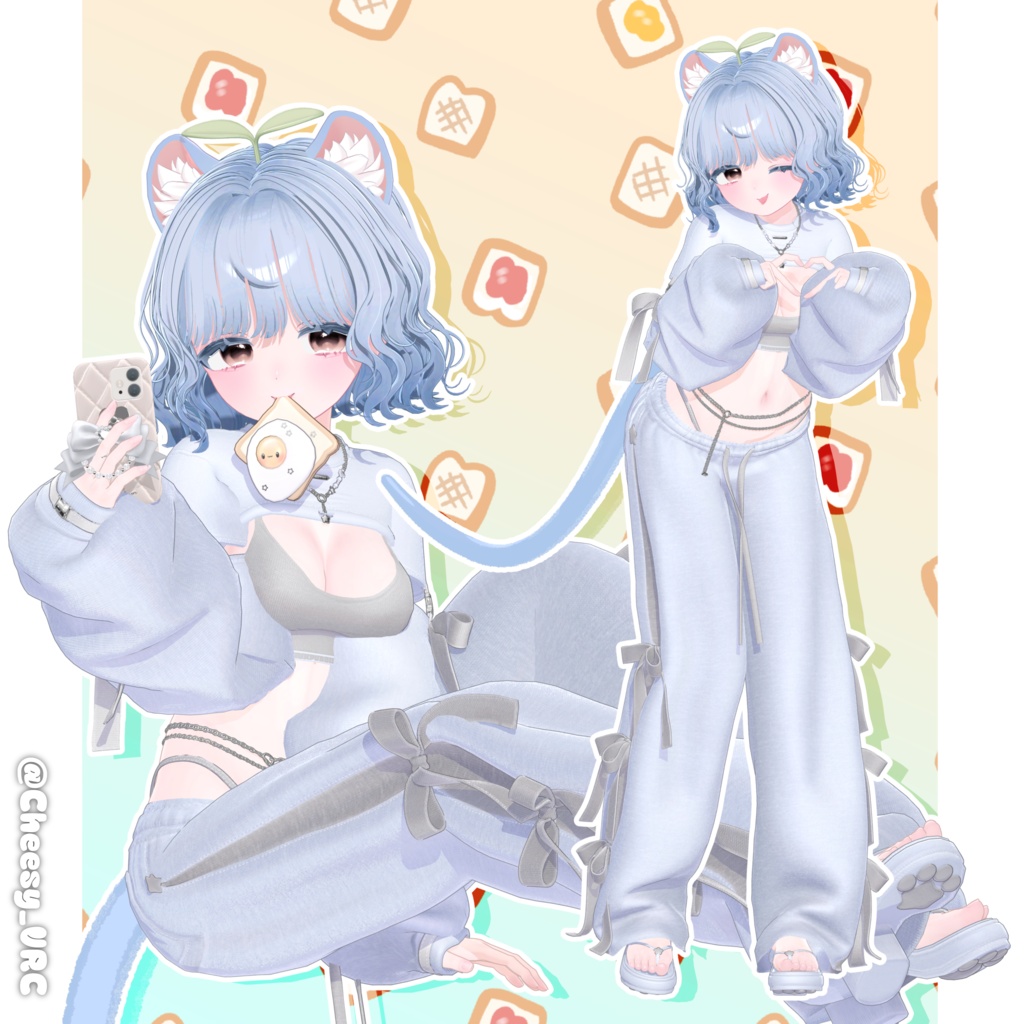 【9アバター対応】 Pudoru Bob