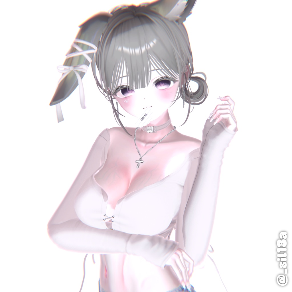 【8アバター対応】 Natural Bun Hair