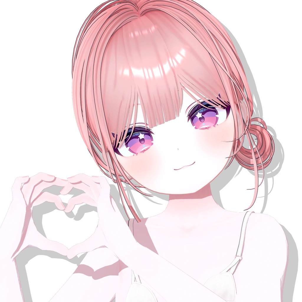 【8アバター対応】 Natural Bun Hair