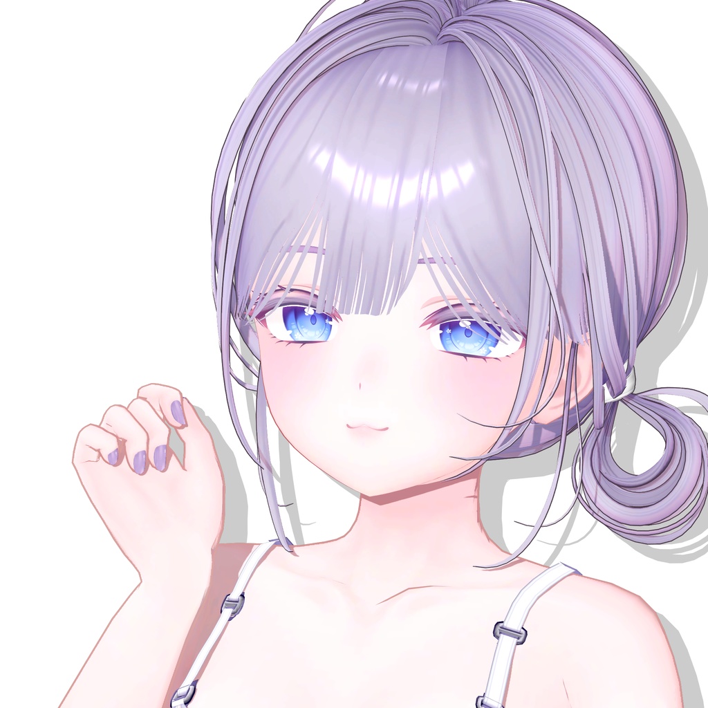 【8アバター対応】 Natural Bun Hair