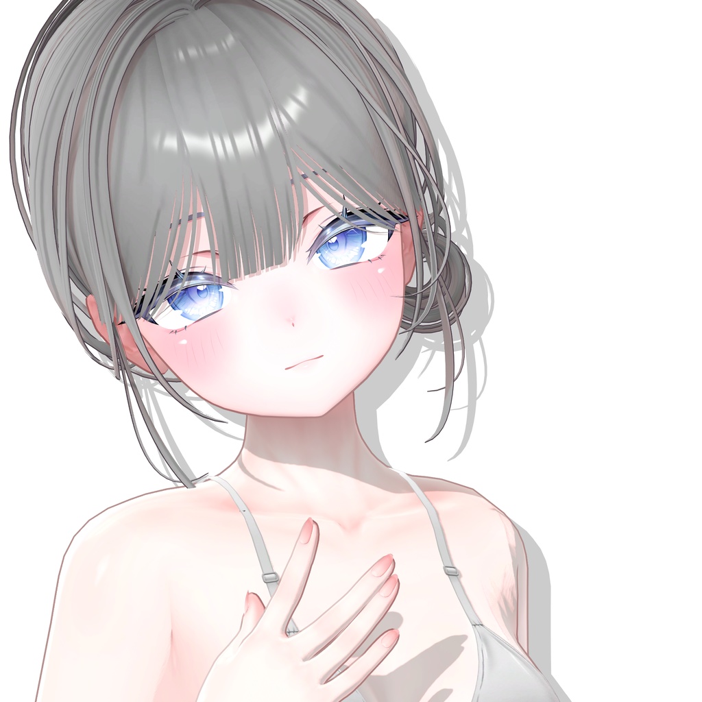 【8アバター対応】 Natural Bun Hair