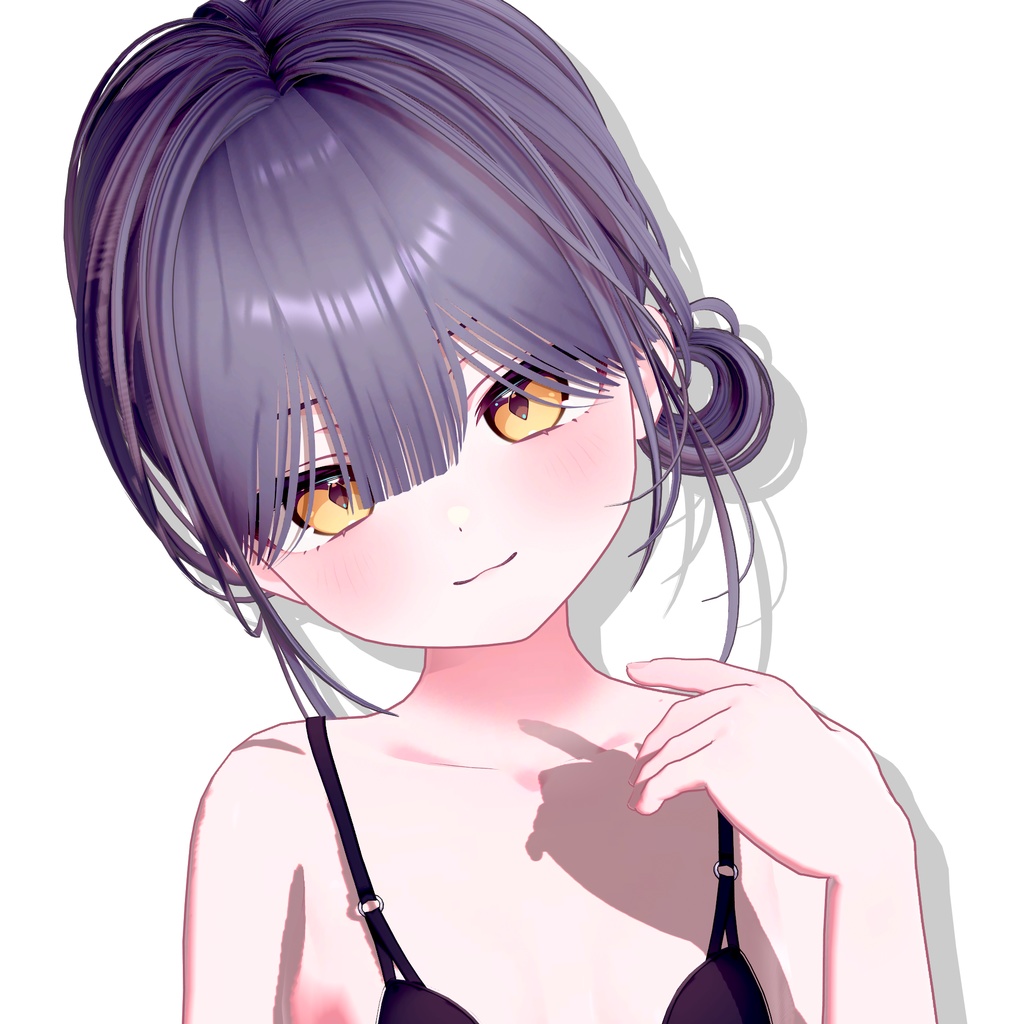 【8アバター対応】 Natural Bun Hair